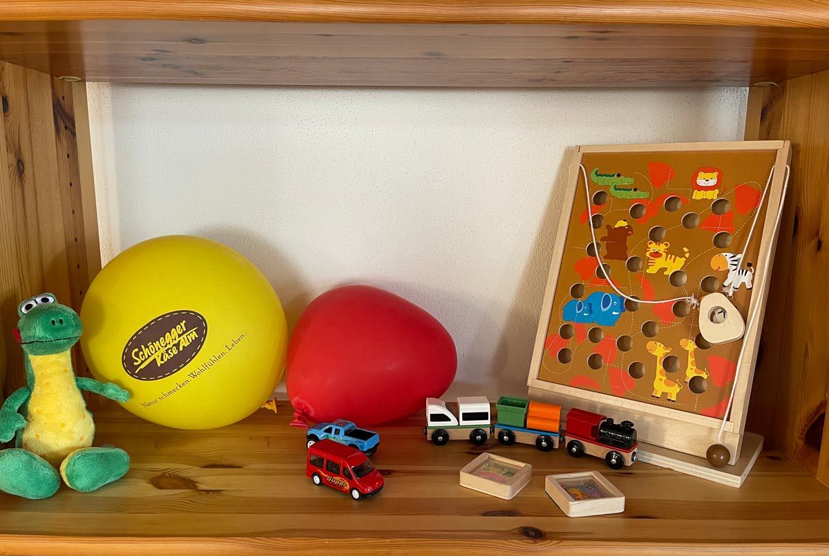 Verschiedene Holzspielsachen