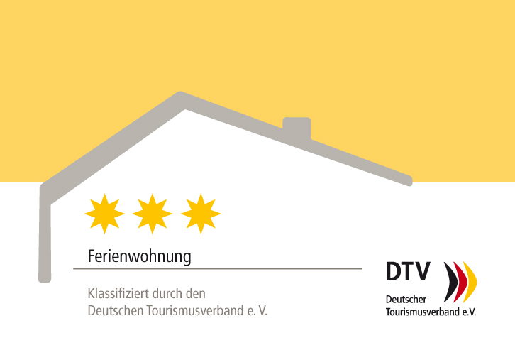 Klassifizierung 3 Sterne Ferienwohnung